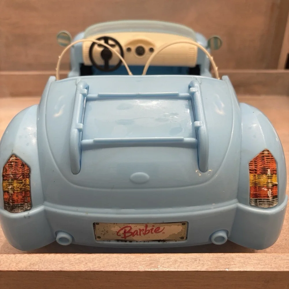 Barbie Beach Car‎ 2006 Glam Cruiser Blue Convertible Sports Car Mattel No Basket